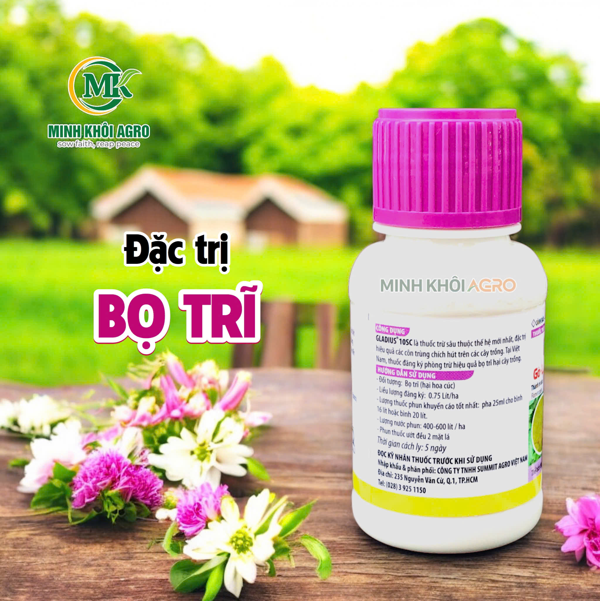 Thuốc đặc trị bọ trĩ Gladius 10SC - Chai 50ml